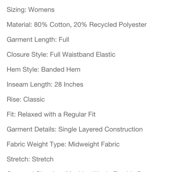 Women's Fleece Lounge Jogger Pants -
Colsie™ Gray nwt - Picture 4 of 4